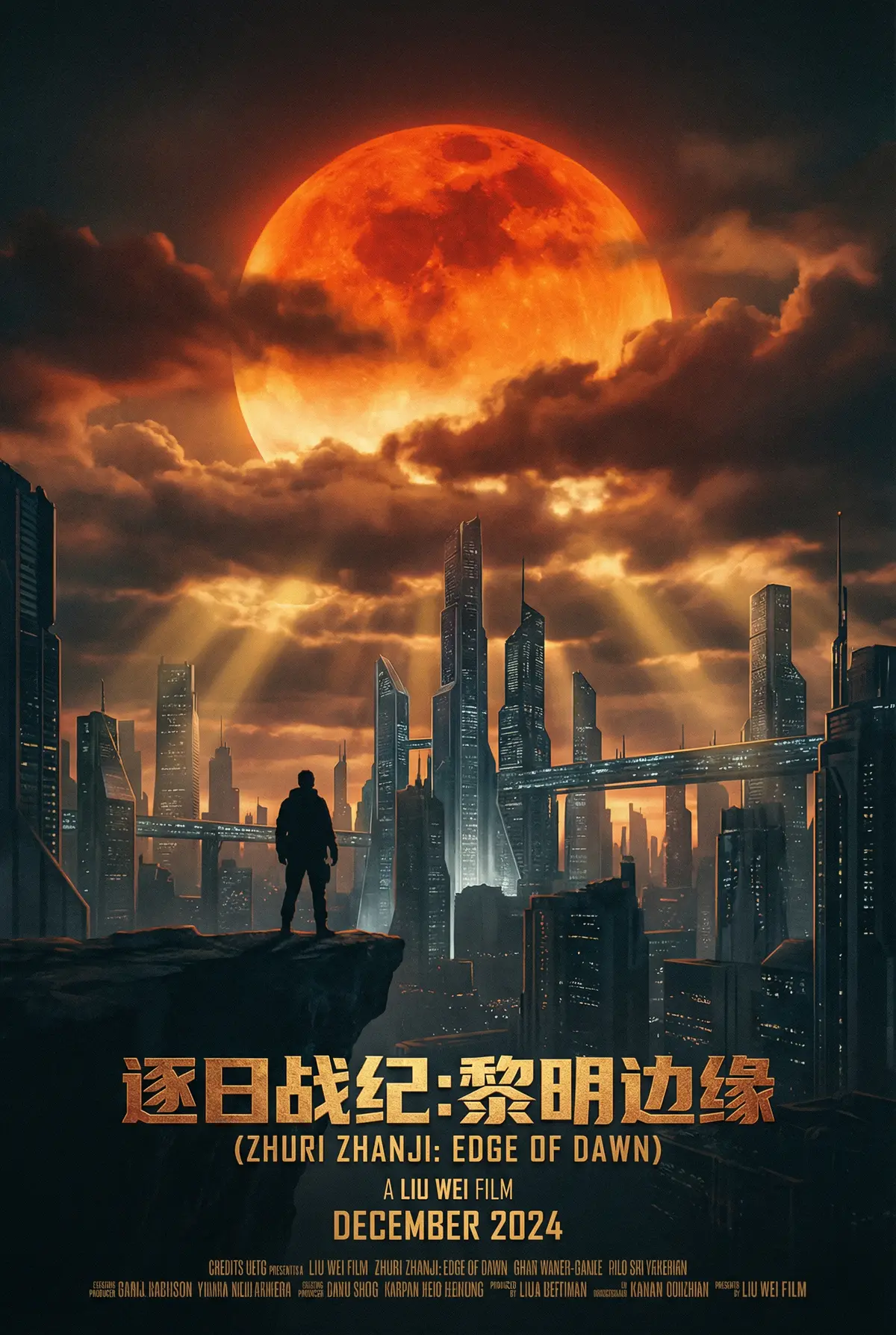 里番动漫 出品科幻巨制《逐日战纪》电影海报